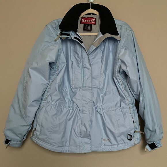 Marker,  Size 12, Utility Ski Jacket, Velcro & Zip, Removable Hood Zip Pockets - Picture 1 of 14
